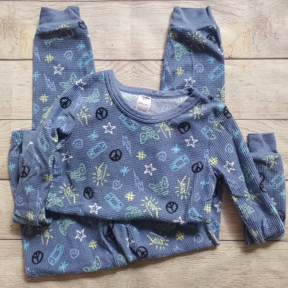 5/$20🌟Calvin Klein Gamer Print Kids Pajamas
